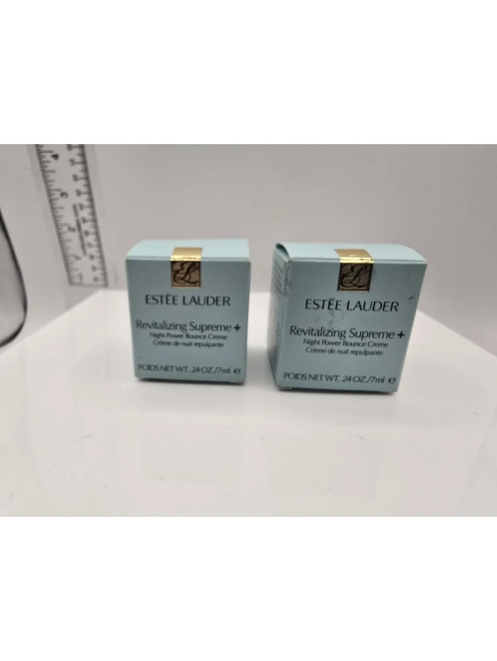 2x Estee Lauder Revitalizing Supreme+ Night Power Bounce Creme .24 oz/7ml NEW